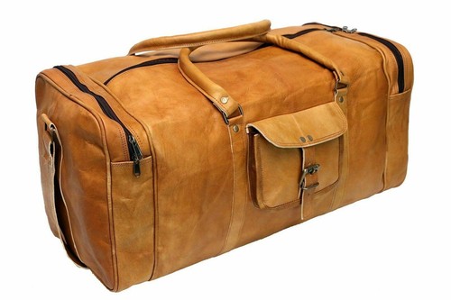 Sac cuir duffel - cuir, homme