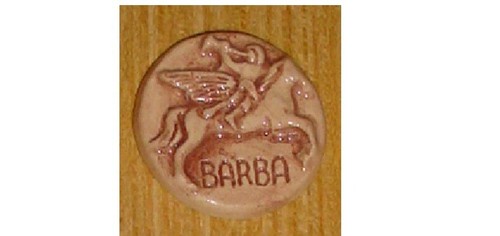 Fève publicitaire barba - publicitaire,