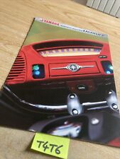 moto Yamaha 1300 Venture XVZ1300 TF royal star prospectus catalogue publicité