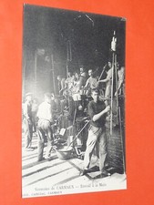 CPA CARTE POSTALE 1920 FRANCE CARMAUX TARN VERRERIES TRAVAIL A LA MAIN