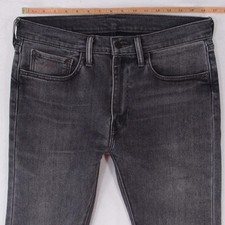 Hommes Levi's 519 EXTREME SKINNY Ajusté Élasthanne Gris Jeans W33 L34