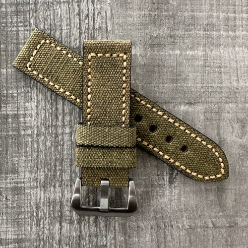 Montre bracelet toile verte - montre,