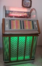 SUPERBE juke box 1953 original WURLITZER 1650 TB état fonctionne 45 tours ou78 t