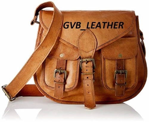 Sac trotteur vintage cuir - sac, en