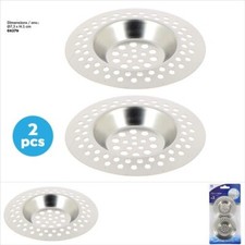 2 GRILLES FILTRE POUR EVIER