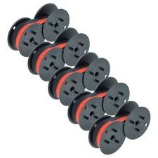 5x Rouleau encreur Noir-Rouge