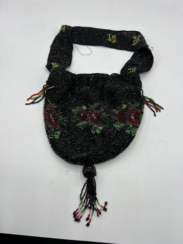 Sac perle aumônière ancienne - sac,