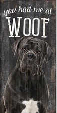 Cane Corso - Vous M'avez Eu À WOOF 6x12