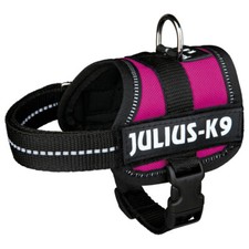 Julius-K9 Harnais Power Fuchsia Pour Chiens, Ergonomique & Réglable, UE