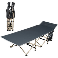 Lit de camping pliable jardin