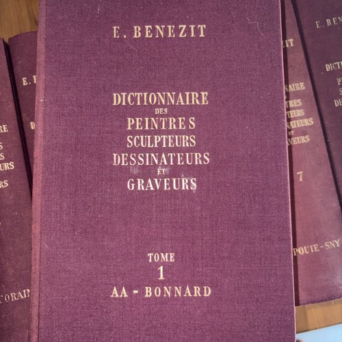Benezit dictionnaire des - -dictionnaire,