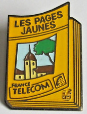 Pin's LES PAGES JAUNES FRANCE TELECOM Annuaire téléphonique Vintage #2/7