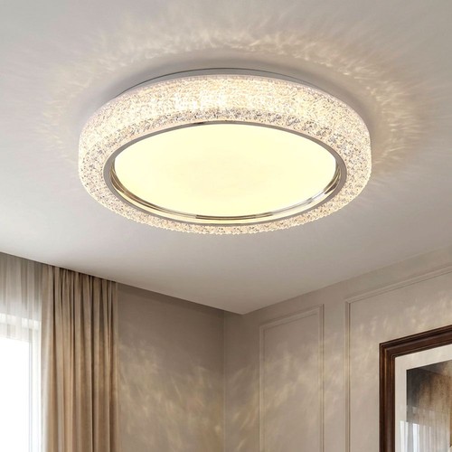 Plafonnier lustre cristal - plafonnier, en