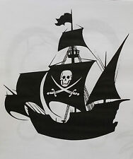 Sticker bateau pirate
