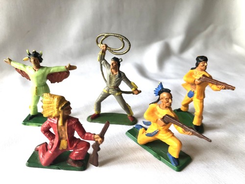 Figurines starlux lot - figurines, indiens