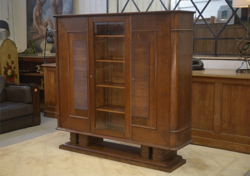 Armoire vitrine brutaliste - , en