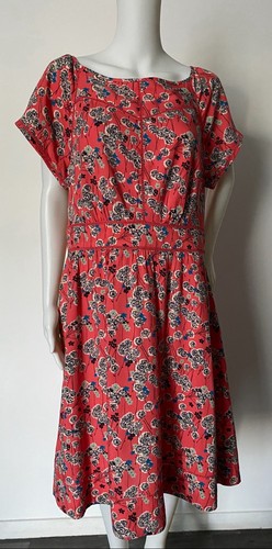 Monsoon robe corail fleurs - monsoon,