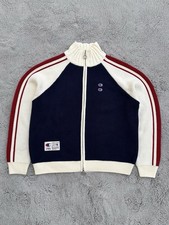 Viral TikTok Knitted Jacket Zara x Champion Colour Block Stripe Cardigan New - L