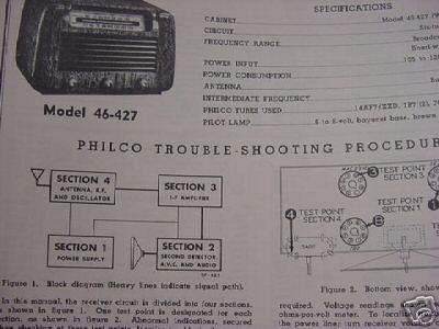 1919 1953 philco radio - ~,