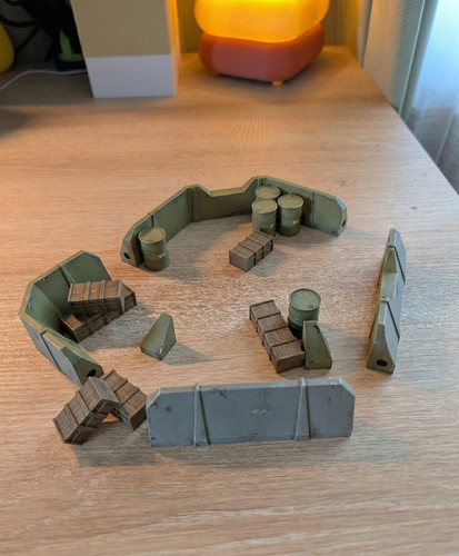 Printed barricades - barricades, &