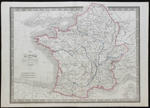 1848 carte des provinces - carte,