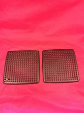 2 Grilles Haut Parleurs Plastique Voiture Ancienne  14x14 cm