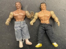 2 figurines Rocky & Apollo Creed - REMCO 1983 United Artists Corp.