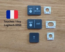 Touches clavier Logitech K950 AZERTY avec charnière