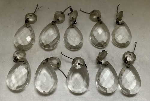 Ancienne pampille lustre en - ancienne,