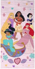 Disney Princesses - Serviette de Plage bain microfibre - Séchage Rapide 140x70cm