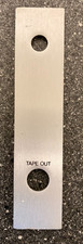 Vintage Bang & Olufsen Beolit B&O Radio Side Panel Metal Plate Tape...
