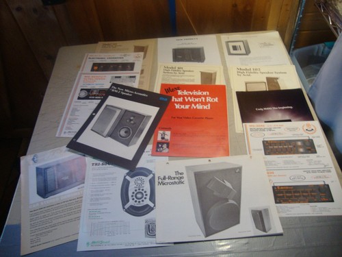 1970s original stereo flyers - original,