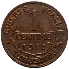 1 Centime DANIEL DUPUIS 1914
