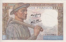 10 Francs - Mineur -