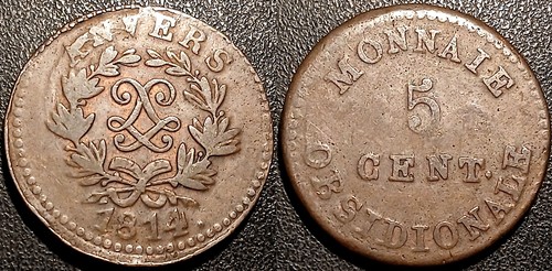 Louis xviii 5 centimes - xviii,