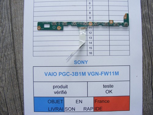 Module boutons pour sony - boutons,