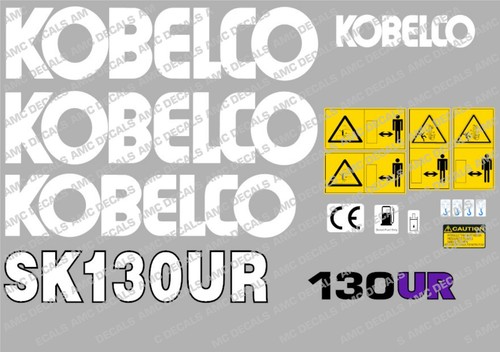 Kobelco sk130ur autocollants - kobelco,