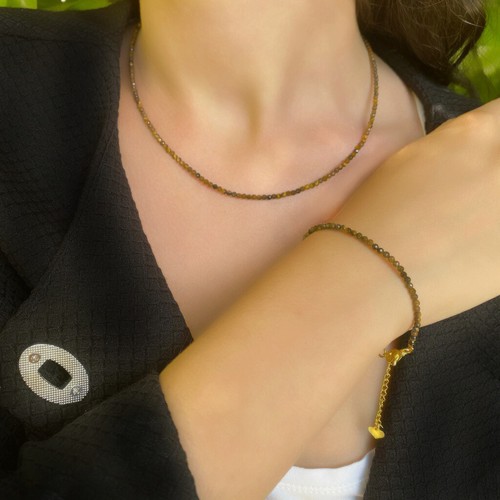 Parure collier minimaliste - minimaliste, +