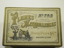 Boite de plumes « MITRAILLEUSES BLANZY POURE & Cie - Box of french nibs