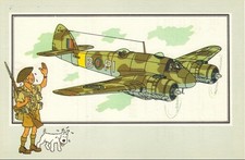 AVION BRISTOL BEAUFIGHTER 1941 RAF TINTIN AVIATION 39 45 Chèque 34 Voir Savoir