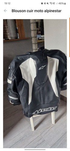 Blouson cuir alpinestars