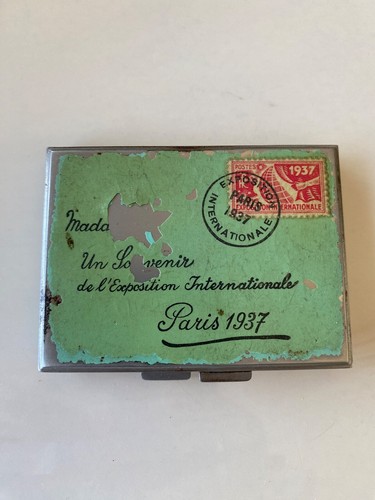 Poudrier tres rare souvenir - rare,