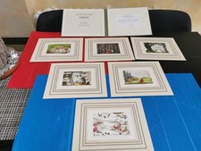 6 bois gravés  Lemarié Fables de La Fontaine  Les Heures Claires. EB MAR  015-11