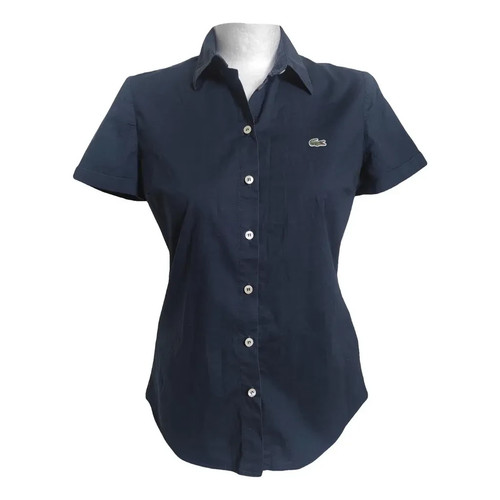 Chemise femme lacoste coton - chemise,