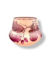 Vase en pâte de verre Art Nouveau signé MODA