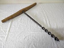 Ancien outil à bois, Vrille 25mm pour Menuisier, Charpentier