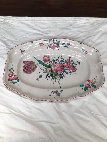 Grand plat faience - plat, de