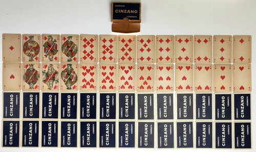 Vintage jeu cartes - de,