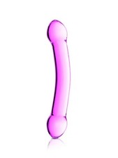 Double dong en verre rose
