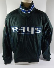 Veste De Banc Utilisée Des Tampa Bay Devil Rays #14 Verte Avec Patch USA XL 348